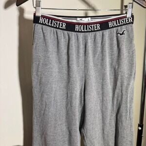 Hollister Gray Sweatpants With Elastic Waistband and Pocket Size Small Y2K Cozy